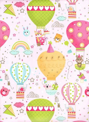 ARKRAFT Geschenkpapier Set 3 Blatt XXL 90 x 65 cm Kunststofffreie Verpackung Papier FSC (18-9336)