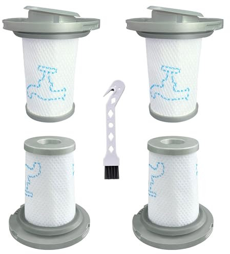 4 Stück Filter für Staubsauger Rowenta X-PERT 6.60 und für ZR009006 Rowenta X-Force Flex 8.60 RH96 RH68 Staubsauger RH96XX RH9611 RH9637 RH9638 RH9639 RH9677 RH9677 RH9637 678 R H9679 RH9680 RH9690