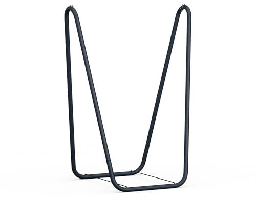 blumfeldt SwayStation Hängemattenständer – Robustes Hängemattengestell, 100 kg Kapazität, Rostfreie Beschichtung, Wetterbeständig, Stahlrahmen, 81,5x147x111 cm, Langlebiges Design