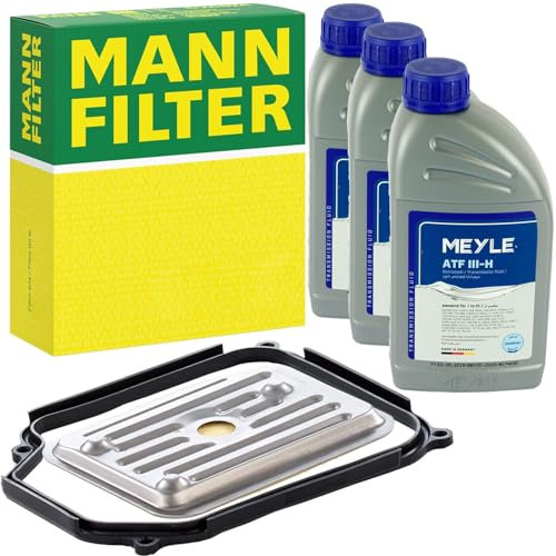 BandelOne enthält Meyle Hydraulikfilter+3L Meyle ATF III H passend für Automatik Getriebe AG4