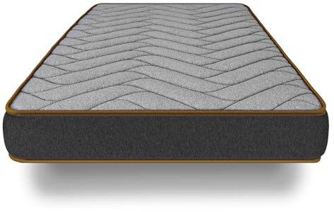 Wooly Matelas 90x190 - Épaisseur 15 cm - Confort Moelleux - Mousse à mémoire de Forme - Blue Latex - Réversible - Hypoallergénique - 7 Zones - Fabriqué Europe - Matelas Enfant - Modèle Éco