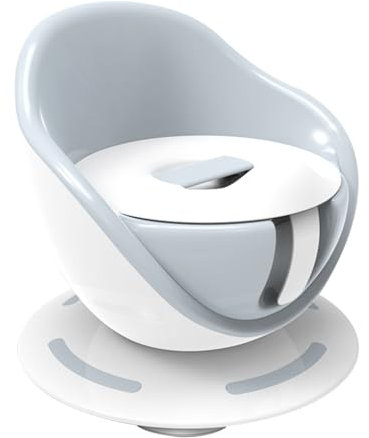 Duffy Baby Potty Toilet Training Seat - Portable, Toddler Potty Chair with Splash Guard, Comfortable Seat for Kids, Child Toddler (Blue)