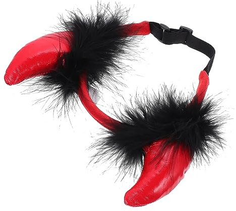 Hunde Parodie Stirnband, Leicht, Rot, 1 Stück, Halloween Geschenkideen