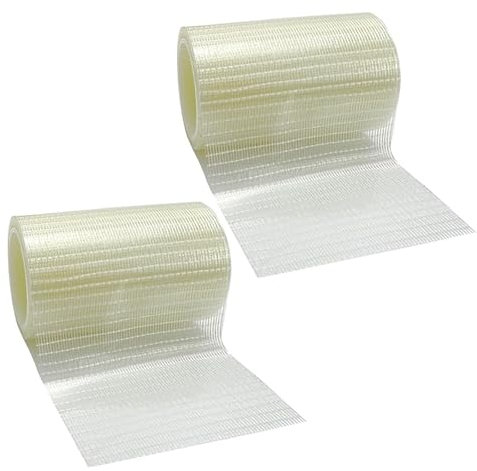 CECOMBINE 2PCS Tent Repair Tape, Awning Repair Tape, 8cm x 10m Heavy Duty Patch, Canvas Repair Tape, Tent Repair Tape for Tarp, Sail Tape for Tent, Awning, Canvas, Gazebo