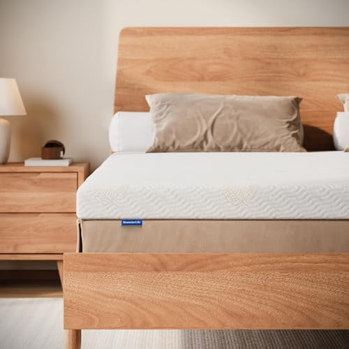 NewentorLife Matratzenauflage für Einzelbett, 10 cm, mit waschbarem Bezug, Öko-Tex- und CertiPUR-US-zertifiziert