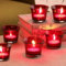 RSGM - Juego de 6 portavelas votivos de cristal rojo para cualquier decoración de fiesta