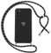 Oelrstfe Handyband für Samsung Galaxy S20 Hülle mit Band Herz Motiv Handyhülle für zum Umhängen Silikon Stoßfest Ultra Dünn Weich Schutzhülle mit Kordel Necklace Kette Love Muster Case,Schwarz