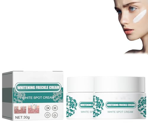 2PCS Whitening Freckle Cream, Gesichtscreme Gegen Dunkle Flecken, Anti Pigmentflecken Gesicht,Anti-Freckle Niacinamide Cream für Gesicht, Dunkle Flecken Melasma Reparatur Entferner Creme