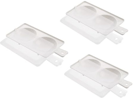 Alipis Microonde Confezione Da 3 Vapore Pp Antiaderente Facile Da Pulire Ideale Per La Colazione