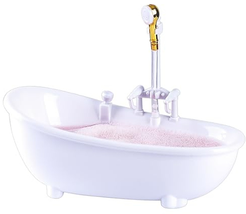 QVK Weiße Badewanne, Cocktail-Weinglas, Mini-Badewanne, kreativer Smoothie-Kaltgetränkebecher, Glaswaren, Cocktailglas, geeignet für Zuhause, Hochzeit, Party, Bar, Weinglasdekoration, Weiß