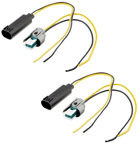 EMSea 2 Set 2 Pin Auto Kabel Stecker Reparatursatz 61138365340 61132359999 Kompatibel mit BMW MQS Kabel