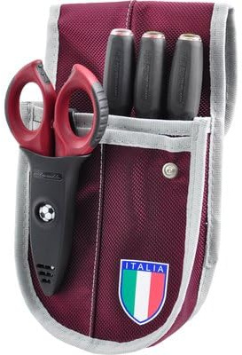 Intercable 19136-CT - Marsupio da elettricista Granata - Torino FC - con Giraviti SLIM e Forbice F1