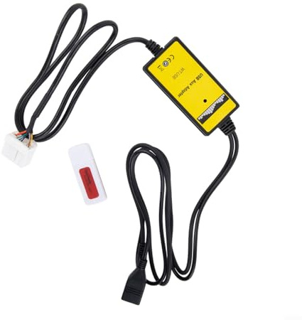 USB-AUX-Schnittstellen-Adapterkabel für Honda Accord für Civic CR-V Pilot 2003–2011, Autoradio MP3-Player mit USB für SD-Kartenleser und 3,5-mm-AUX-Eingang, Direktanschluss-CD-Wechsler-Anschluss