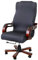 Stretchable Removable Resilient Chair Covers Computer Swivel Chair Cover Universal Armchair Cover Slipcover for Office Rotating Chair Dinning Chair Modern Simplism Style (No Chairs) (Dark Gray)