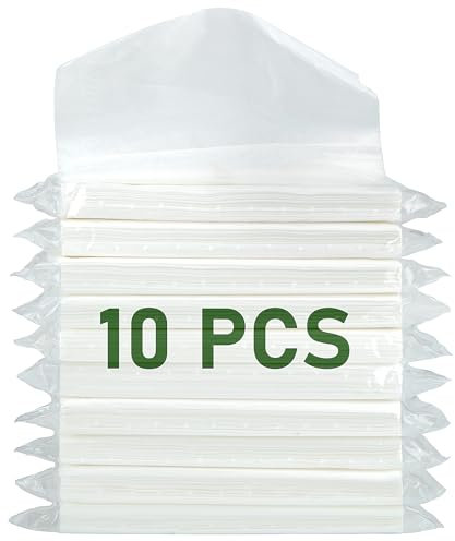 Car Tissue Refills Facial Tissue Packs for Car Sun Visor, Paper Napkin Holder, Visor Tissue Box Holder,24 Sheets Each Pack - 10 Pack