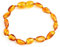 SilverAmber Bracelet de cheville en ambre de la Baltique Fait à la main 100 % ambre véritable Perles de haricot Qualité supérieure Tailles 12-26 cm, 14 cm, Tissu, Ambre