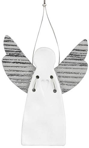 Räder Hängeschmuck Dekoration für Babypartys, Metall, Schutzengel, 6,5x9cm