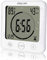 Trintion Bathroom Waterproof Digital Shower Clock With Suction Cup, Alarm, Temperature, Humidity Hygrometer, Thermometer, Countdown Timer for Kitchen - Mini Hanging Hole Stand (White)