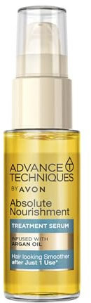Avon Advance Techniques Absolute Nourishment - 360 Nourishment, Moroccan Argan Oil, Nourishing Hair Serum