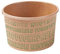 BIOZOYG Coppette da gelato di carta 50 pezzi I coppetta in cartone Kraft marrone I coppette to go compostabili al naturale I coppette di carta biodegradabile 150 ml