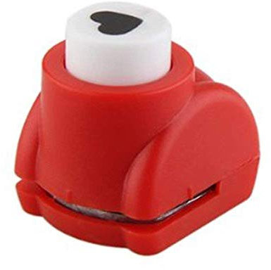 Pulabo Mini perforatrice en forme de cœur Rouge