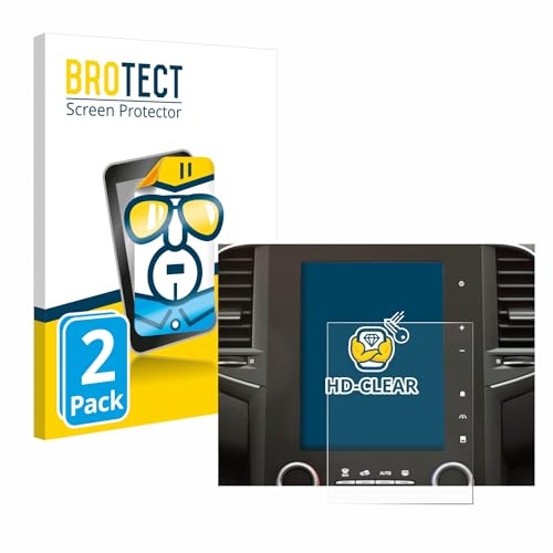 BROTECT (2 Stück Schutzfolie für Renault Megane 4 2021 Easy Link 9.3 Displayschutz Folie Made in Germany, Ultra-Klar