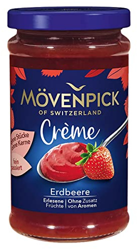 Mövenpick Erdbeere Gourmet Creme Frühstück Fruchtaufstrich 250g