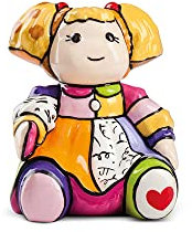 Egan Mini-Puppenfigur, Keramik, mehrfarbig – by Romero Britto (6 x 8 cm)