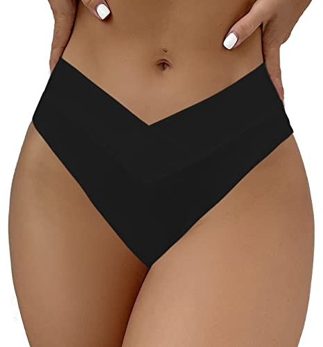 SherryDC Women's V Cut High Waisted Bikini Bottom High Leg Cut Swimsuit Bathing Suit Bottoms