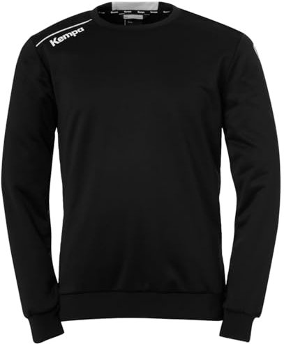 Kempa Herren Player Training Top Tshirts, schwarz/weiß, S