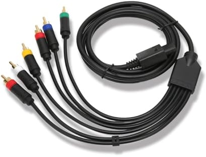 Septpenta RGB RGBS Multifunktionales Verbundkabel mit Starker Stabilität, Hoher Flexibilität, 4 BNC Köpfen, Aus Hochwertigem Material, Geeignet für Crt Monitore, für NGC, für N64