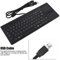 Usb Keyboard With Touchpad Wired Keyboard With Mouse Pad Built In Wired Usb Built In Touchpad Hub Port Keyboard 86 Key Mute Ultra Thin Keyboard For Notebook Desk