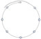 Flyow S925 Sterling Silber Opal Halskette Kurze zierliche Anhänger Halskette Schmuck für Frauen Mädchen