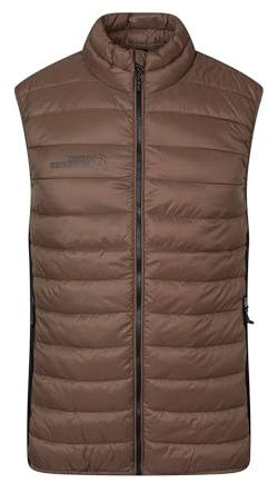 Rock Experience REMV01451-C951 FORTUNE HYBRID MAN VEST Jacket Herren 0274 DEEP TAUPE+0208 CAVIAR XL