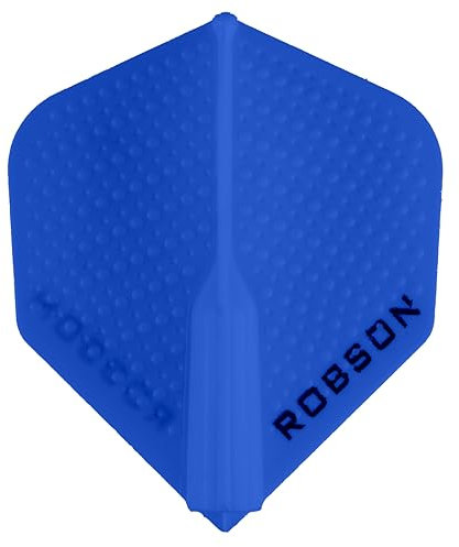 Bull's Robson Plus Dartflights | Plasticflights | dimpled Blau