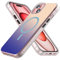 AUROX Magnetic Case for iPhone 15 Case, Compatible with MagSafe, Shockproof Military-Grade Protection Phone Case, Iridescent Translucent Matte Slim Protective Phone Cover, Gradient Blue
