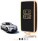 TOOMUME Coque Clé, Etui Cles Étui Clés Carte Adapté pour Renault Scenic 4 Megane Talisman Koleos Kadjar Clio Captur Espace Zoe Dacia Duster, Couvre Clef Cache Cle Voiture Telécommande - Smart Key