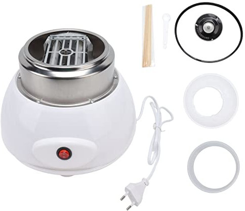 Locadence Zuckerwattemaschine, EU Stecker, 230 V, 500 W, Abnehmbare, Waschbare, Geräuscharme Marshmallow Maschine mit Löffelspieß Drehteller, Einfach zu Bedienen