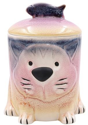 L & P Home & Gifts Lesser & Pavey Faithful Friends Katzendose | Vorratsdosen für alle Arten von Küche | Lovey Storage Container Jar | Vorratsdosen mit Deckel für alle Arten von Lebensmitteln