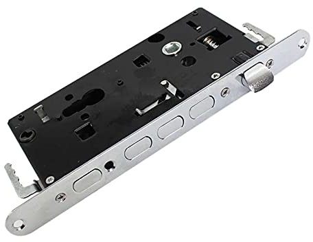 Cerradura de embutir, cerraduras de embutir, Cuerpo de Cerradura de Puerta de embutir, herrajes universales, Accesorios de Cerradura de Puerta, 240mm con 1 Orificio (Color : with Hook)