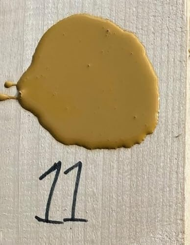PrintGreen! Leinölfarbe - Innen-& Außenfarbe - Sonnengelb - natürlicher Holzschutz - Made in Schweden - für Holz, Putz, Gips, Stein, Metall uvm. (1 Liter)