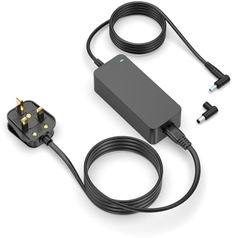 65W Charger Fit for HP Elitebook, Probook 745 820 830 840 850 650 440 430 450 G1 to G8 Laptop Adapter Power Supply Cord, 45W