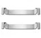 2pcs Stainless Steel Griddle Spatula Stand - Clamp-On Edge Mount Grill Tool Holder for Blackstone Grills and Other Flat Top Griddles(Silver)