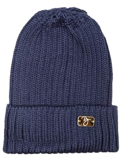 Rydale Knitted Beanie Hat Cable Knit Wool Woolly Hat Plain Winter Cap 3 Colours (UK, Alpha, One Size, Navy)
