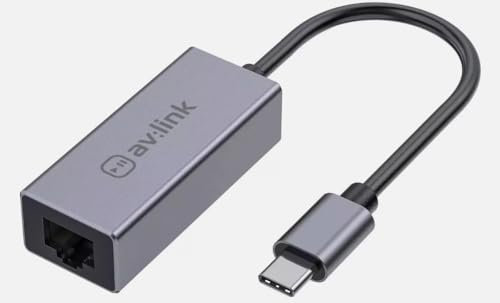Avlink USB 3.0 Type-C to RJ45 Gigabit Ethernet Network Adaptor Metal Connector