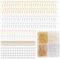 S925 Sterling Silver Earring Hooks for Jewellery Making, Steel Flat Pad Earring Studs, D-Shaped Supplies, Findings for Pendants, Bracelets, Ear Hooks (Gold，Silvery,)