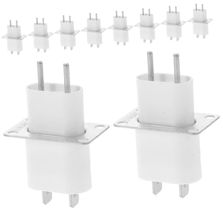 NUOBESTY 10 Pièces Douille de Magnétron pour Micro-ondes en Métal et Plastique, Usage Polyvalent et Stabilité Renforcée, pour Réparations Professionnelles