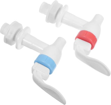 SHINEOFI 2 Stück Vertikale Wasserherstellung Maschine Flaschenabgabeventil Warm- Und Kaltwasserhähne Lecks -getränkebigot Garage -wasser -zapfen Wasserspender Zapfen Kunststoff