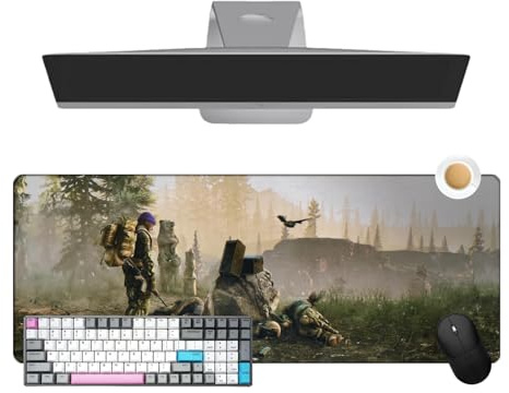 Escape from Tarkov Mauspad Anime – Großes Gamer Pad 800 × 300 × 3 mm – rutschfeste Unterseite und HD-Druck