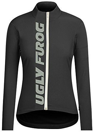 UGLY FROG Damen Fahrradbekleidung Langarm Radtrikot Outdoor Radsport Gemütlich Radkleidung Trikot Jersey im Winter/MTB Downhill Jersey